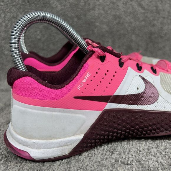 Nike Metcon 2 821913-106 Women’s Size 6.5 White Pink Crossfit Training Gym Shoes - Picture 2 of 12